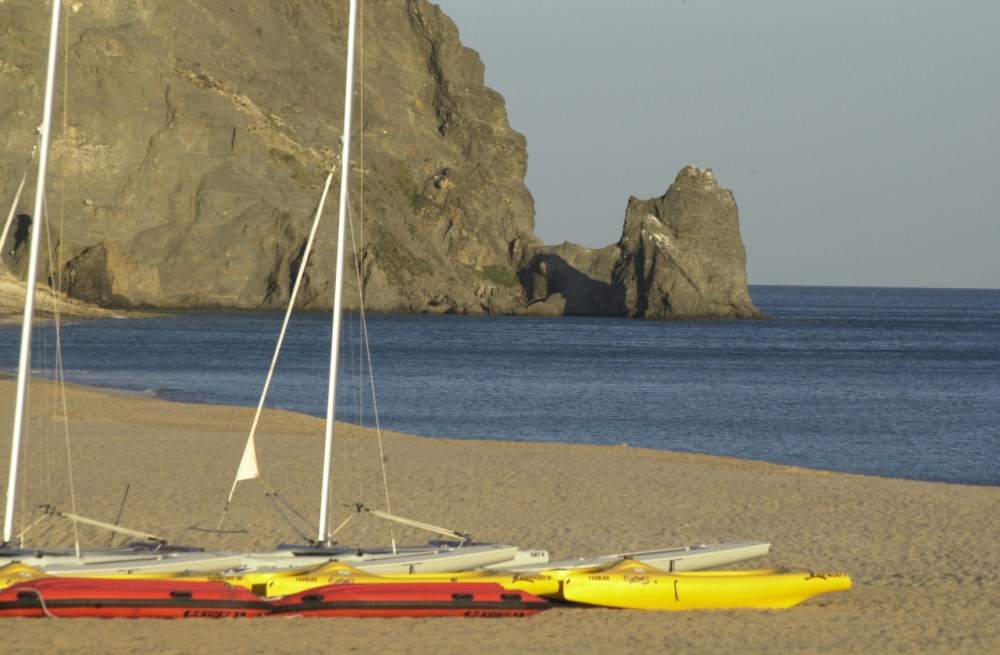 Rocca Negra at high tide