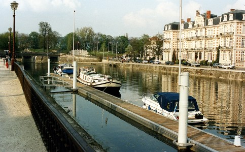 Commercyn keskeinen laituripaikka