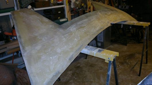 New stern to be mounted in the spring.