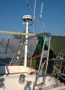 Modelling and rebuilding the pushpits together with targa for the big antennas and solar panels.