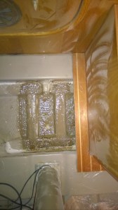 Longitudial keel stocks start to build up